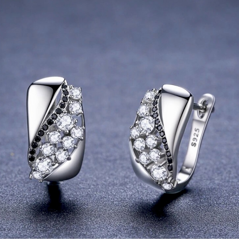 🌟 Silver Elegant Classic Earrings